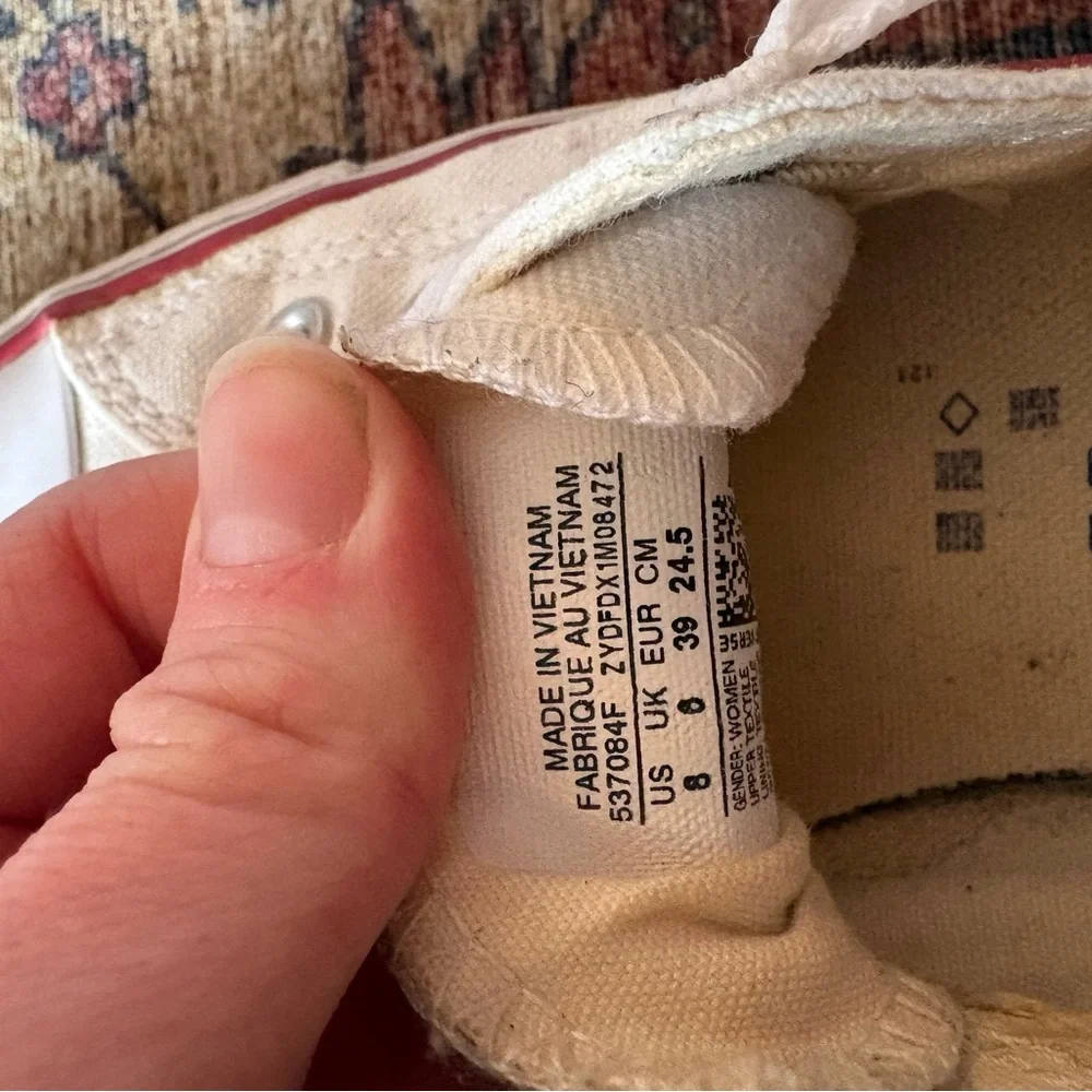Converse Chuck Taylor All Star Low-Top Slip-On Sneakers - Cream - Picture 4 of 4
